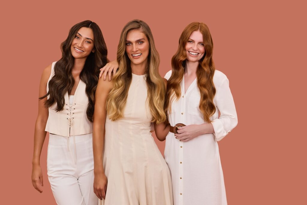 Three models from Hone&Co,the best salon North Sydney which is moving to a new location,